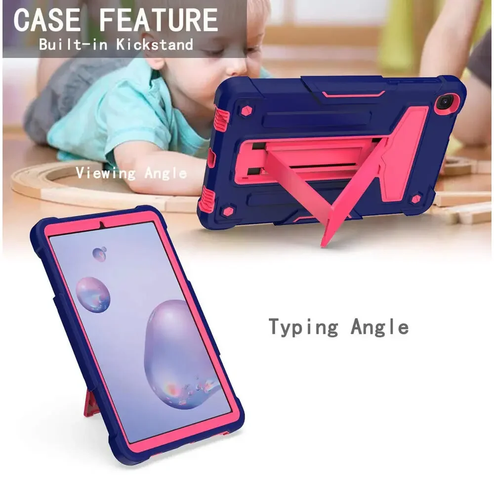Samsung Galaxy Tab A9 8.7 (2023) Heavy Duty Rugged Case‎ Cover, Navy+Rose NWT